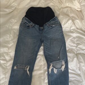 Abercrombie maternity jeans + black jeans bundle